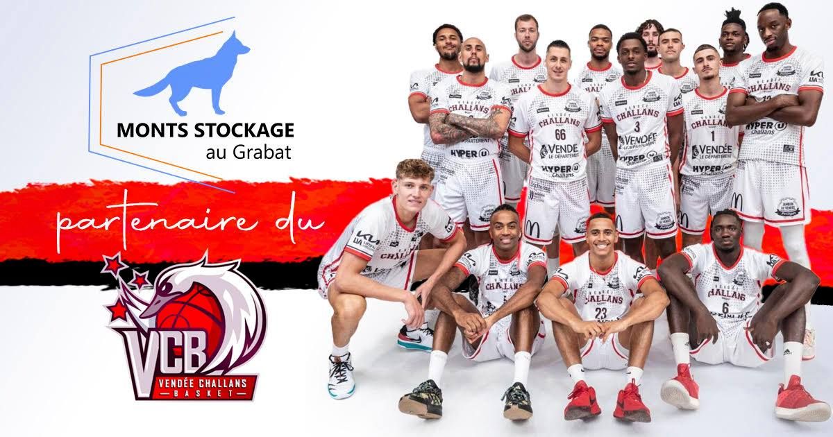 Monts Stockage, partenaire du Vendée Challans Basket